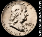 1957-D Franklin Half Dollar- Silver- Choice Gem Brilliant Uncirculated #K4026