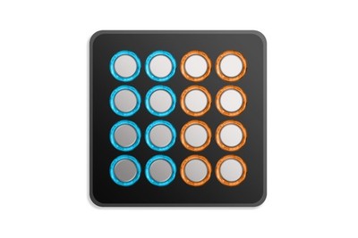 DJ TECHTOOLS Midi Fighter Spectra Limited Edition Silver