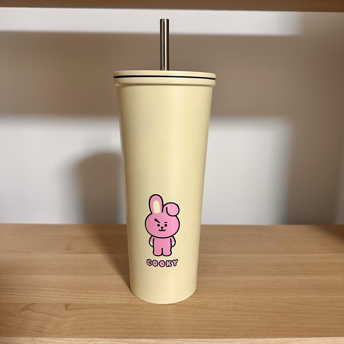 BT 21 “Cooky” LINE Friends Tumbler with Straw Brand New Unused