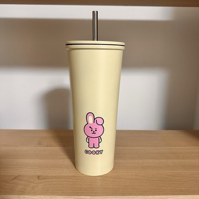 BT 21 “Cooky” LINE Friends Tumbler with Straw Brand New Unused