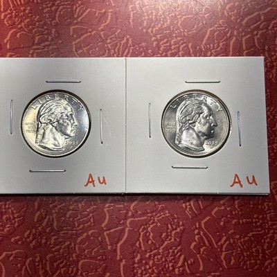 (F) 2025 P and D Ida B Wells Quarters (2 coins) AU
