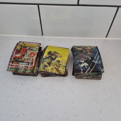 COMIC BILDER CONAN SERIE 1 2 & 3 ALLE CHROM 143 KARTEN SET Restposten TRADING CARDS