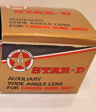 Star D Auxiliary Lens Set Canon Sure Shot II Telephoto Wide Angle AF 35m II AF35