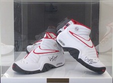 Dennis Rodman autographed basketball shoes