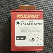 Yakima SKS 6-pack Lock Cores with keys New 