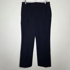 Talbots NWT Newport Pant Curvy Trouser Leg Dress Career Navy Classic Size 8
