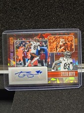 2022 Panini Donruss Football Signature Highlights Tyler Boyd Auto #SH71