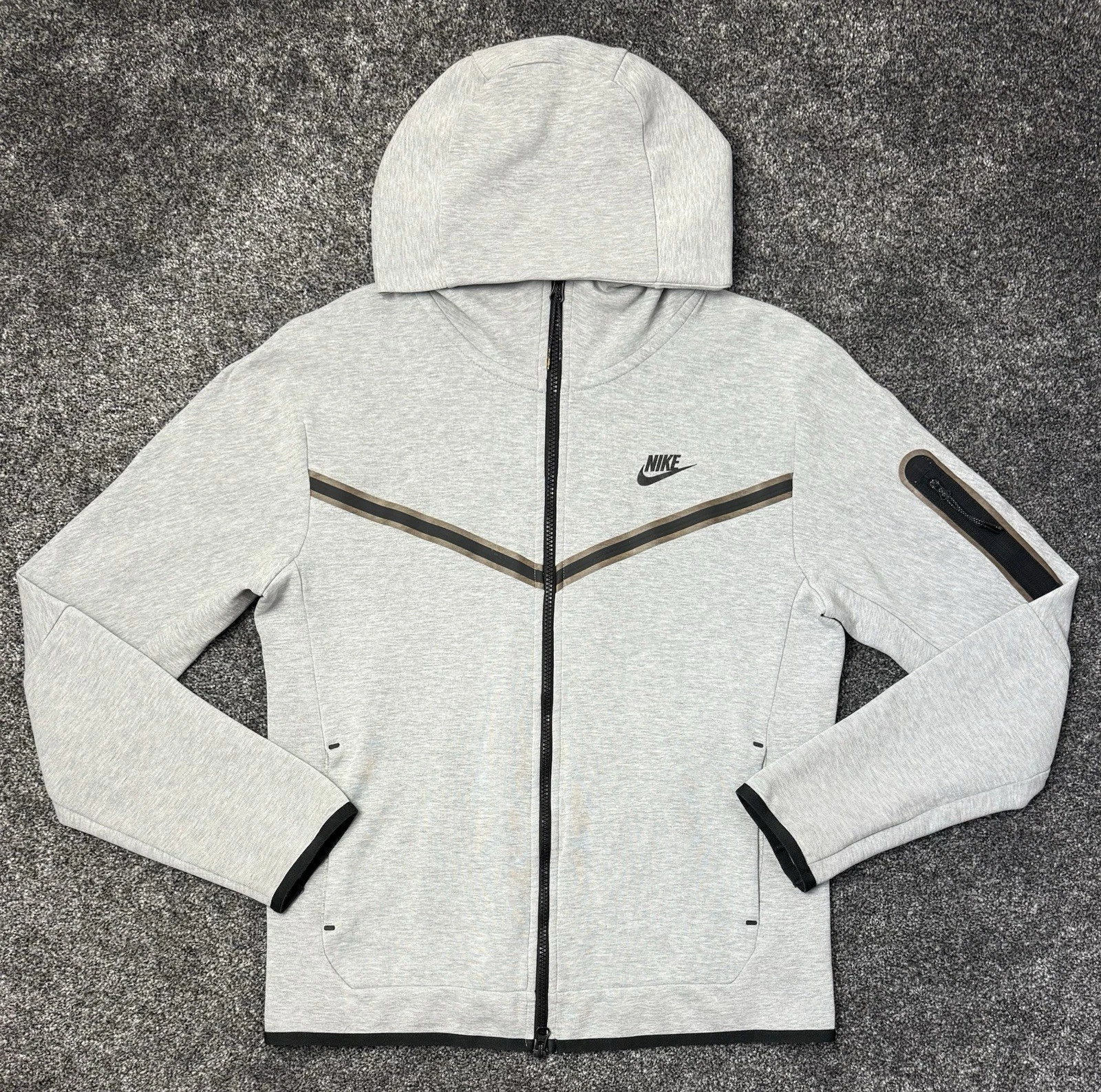Nike tech fleece Full Zip Hoodie Jacket Grey, Men’s Size Small VGC CU4489-063