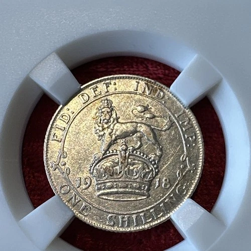 1918 George V Shilling — photo from the most recent tracked eBay sale