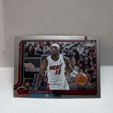 Topps Chrome 2025-26 Bam Adebayo #138 Miami Heat NBA Base Basketball 83 POINTS