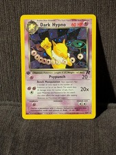 DARK HYPNO 1st Edition HOLO - Team Rocket - 9/82 LP on eBay