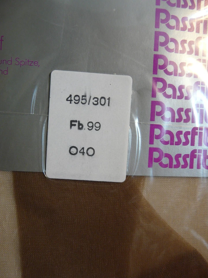 Nylons Strapsstrümpfe Perlonstrümpfe  GR.40 braun vintage Strümpfe - Bild 2 von 4