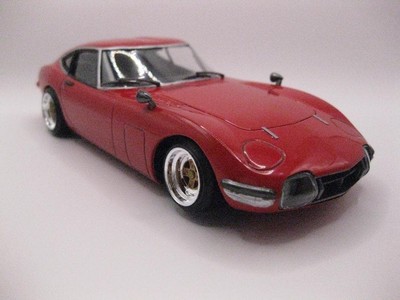 Fujimi Toyota 2000GT 124 Scale Finish Model Custom Wheels Gebraucht