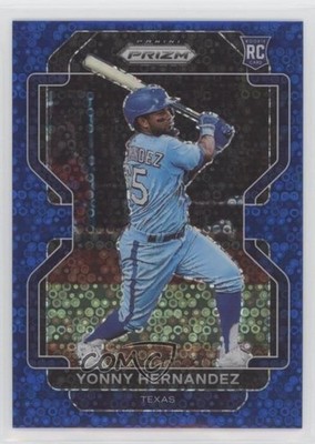2022 Panini Prizm Blue Donut Circle 93/199 Yonny Hernandez #21 Rookie RC 1f17