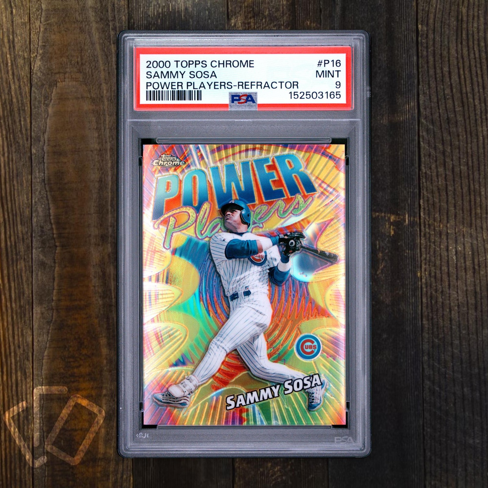 Sammy Sosa 2000 Topps Chrome Power Players #P16 Refractor PSA 9 Mint