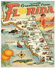 Florida Vintage Sign Retro Metal Wall Decor MS43