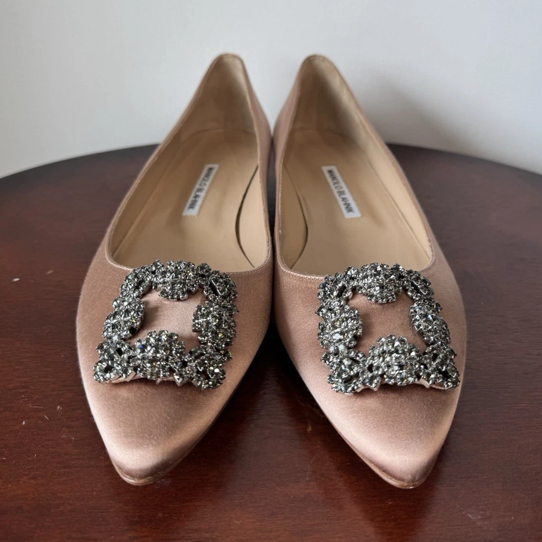 Manolo Blahnik Hangisi Flats for Women for sale - eBay