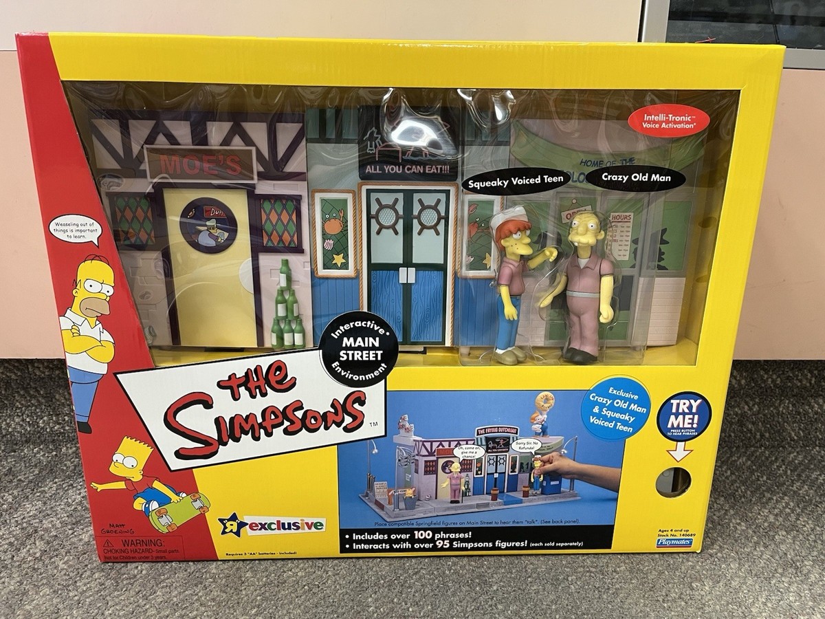 Playmates Toys The Simpsons Main Street Interactive
