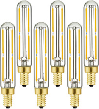 Bombilla LED Regulable 6W Igual Blanco Suave 3000K T6 T6.5 E12 Bombilla Candelabro 60 vatios