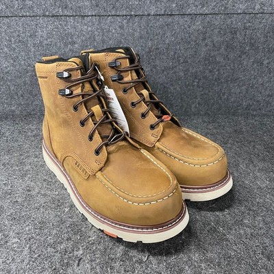 BRUNT The Marin Waterproof 6'' Comp Toe Work Boot Men's Size 9 D Brown
