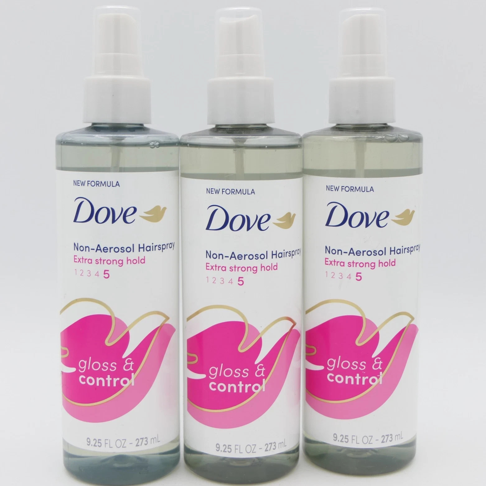 Non-aerosol Glossy Hold, 9.25 Oz 3 Pack