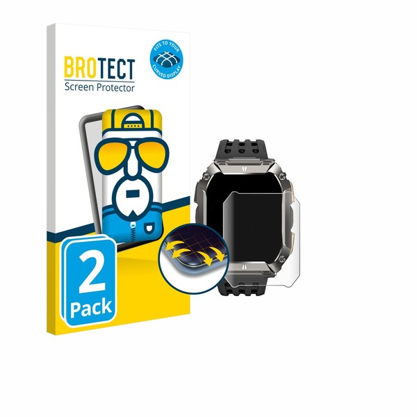 "Full-Cover Schutz Folie FüR Banlvs G68 2.01\" 3D Curved Edge Display 2X"-image
