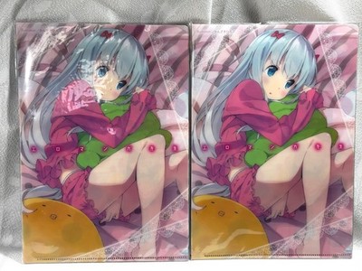 Eromanga Sensei Clear File Folder Lot of 2 Sets (4 Total) 2015 Hiro Kanzaki NEW