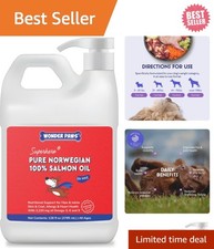 Salmon Oil for Dogs  Pure Norwegian Salmon Oil High in Omega 3 EPA  DHA