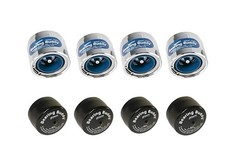 Bearing Buddy 1980A USA-Made Chrome Plated Bearing Protector 19B Bra Blue Grease