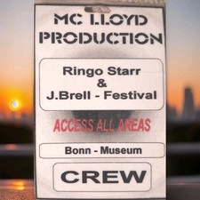 Ringo Starr & J.Brell-Festival Crew Pass AAA Museums Meile Bonn am 03&06.09.1998