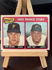1965 Topps #143 Pirates Rookie Stars John Gelnar / Jerry May