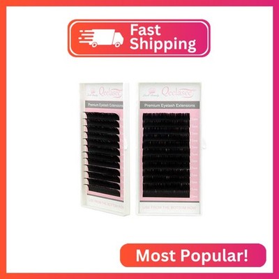 Matte Mink Flat Eyelash Extension 0.25 D Curl 8mm Ellipse Eyelashes False Mink I