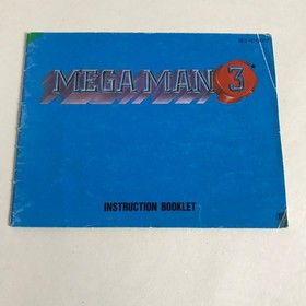 Mega Man 3 NES Nintendo Game Complete In Box With Instruction Manual Rare Game
