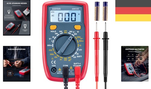 Digital Multimeter voltmeter strommessgerät Tester Messung von AC/DC Spannung - Bild 2 von 11