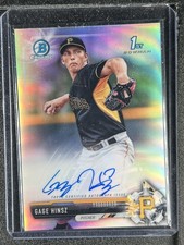 Hinsz, Gage - 2017 Bowman Chrome - Autograph - 84/499