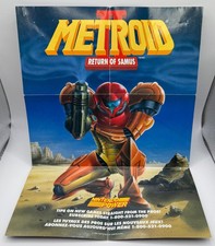Metroid II: Return of Samus Nintendo Power Poster - 2 - Insert Promotional Flier