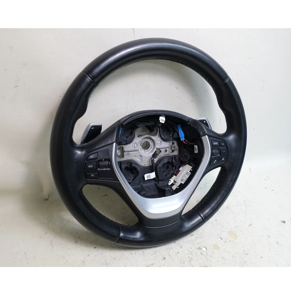 2014-2019 F30 3-Series F22 Factory Sports Steering Wheel with Paddles Heated OEM — 第 2/4 张图片
