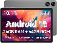 Android Tablet 10 inch, 24GB RAM 64GB ROM 1TB Expand, 1280x800 HD IPS Touch Scr