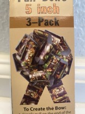 Lot of 6 packs Next Camo Camouflage Camo Gift Party 5" Pull Bows 18 total