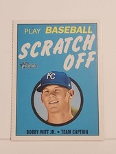 2020 Topps Heritage Minors 1971 Scratch Off #3 Bobby Witt Jr. RC Royals