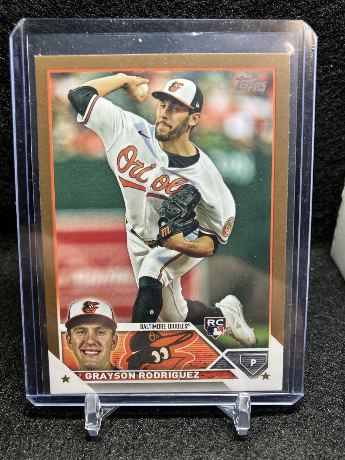 2023 Topps Update - Grayson Rodriguez - #US50 Gold Parallel Rookie #'d 1829/2023