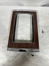 1969 Camaro Horse Shoe Shifter Console Plate 3949591 Wood Grain Finish Used