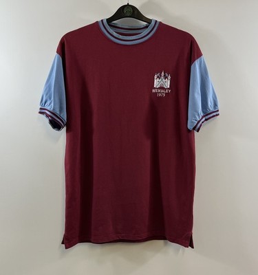 West Ham United FA Cup Finale 1975 Home Football Shirt (L) Score Draw G308