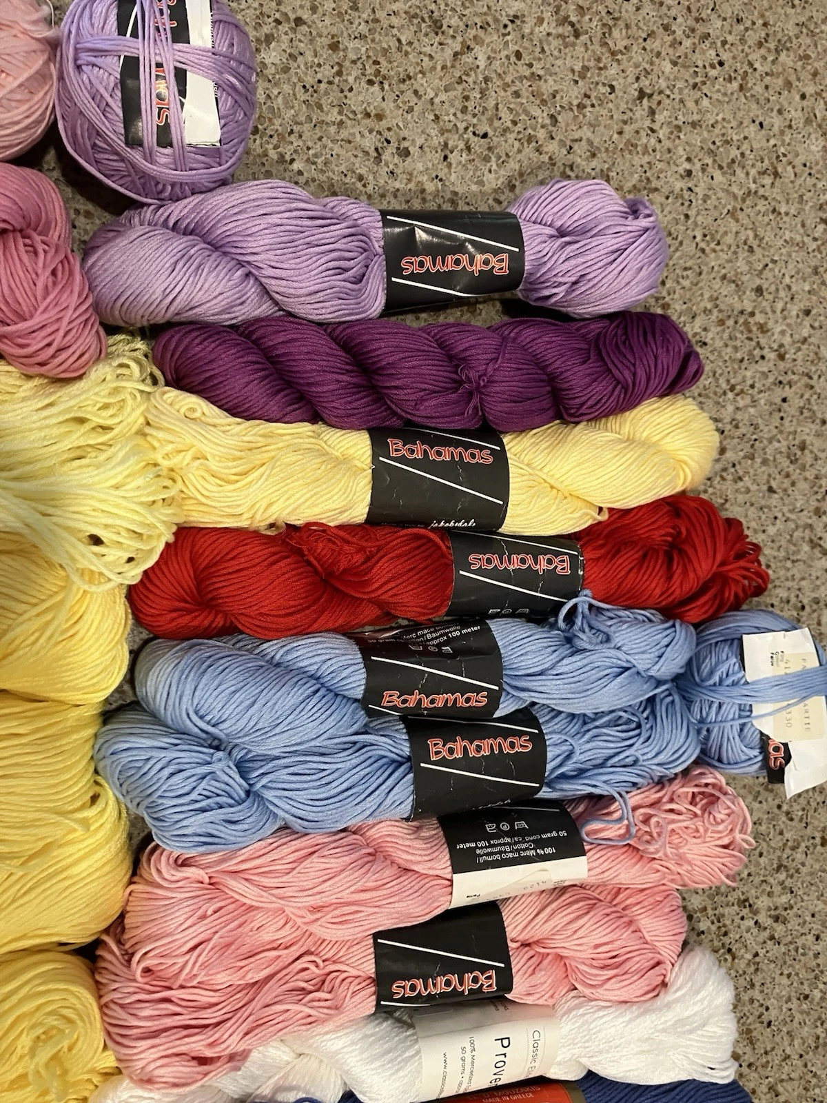 Huge Cotton Yarn Lot! King Tut, Provence, Bahamas, AslanTrends. Destashing 28 s - product detail image 11