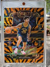 2023-24 Panini Select - Concourse Ben Sheppard #94 Tiger Stripes Prizm (RC)