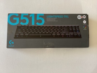 Logitech G515 LIGHTSPEED TKL Schwarz | Mechanische Gaming Tastatur QWERTZ
