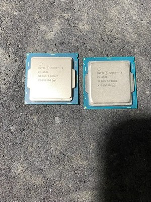 Lot of 2x Intel Core i3-6100 - 3.7 GHz Dual-Core (SR2HG) Processor
