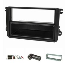 Radioblende Set passt für VW Golf 5 6 Touran Passat 3C Caddy EOS Octavia ISO