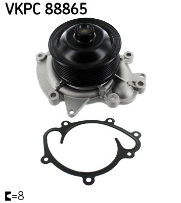 VKPC 88865 SKF water pump, engine cooling for Mercedes-Benz