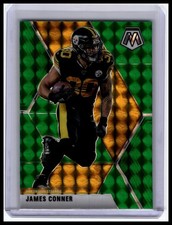 2020 Panini Mosaic #168 James Conner Prizm Green